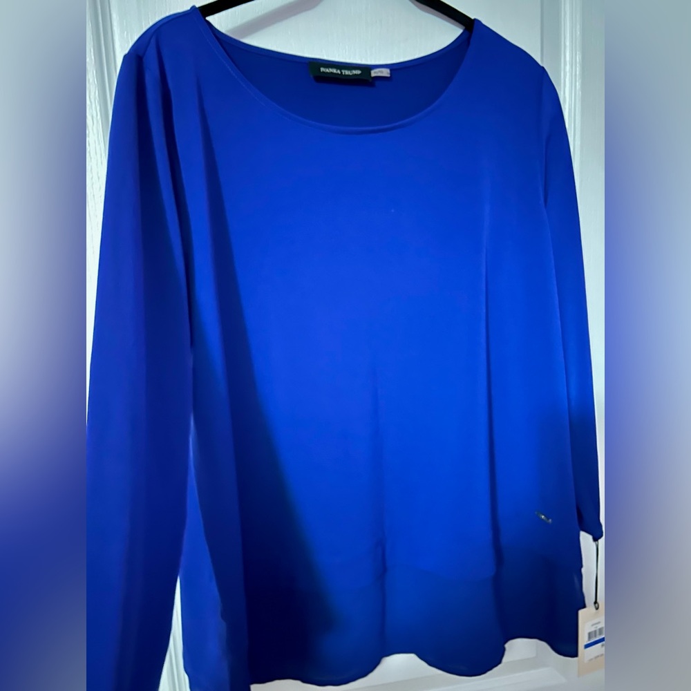 Ivanka Trump Sx XLColor Deep Blue long sleeve